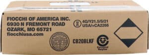 FIOCCHI 20GA 2.75" 3/4OZ #7.5 - 1075FPS 250RD CASE LOT