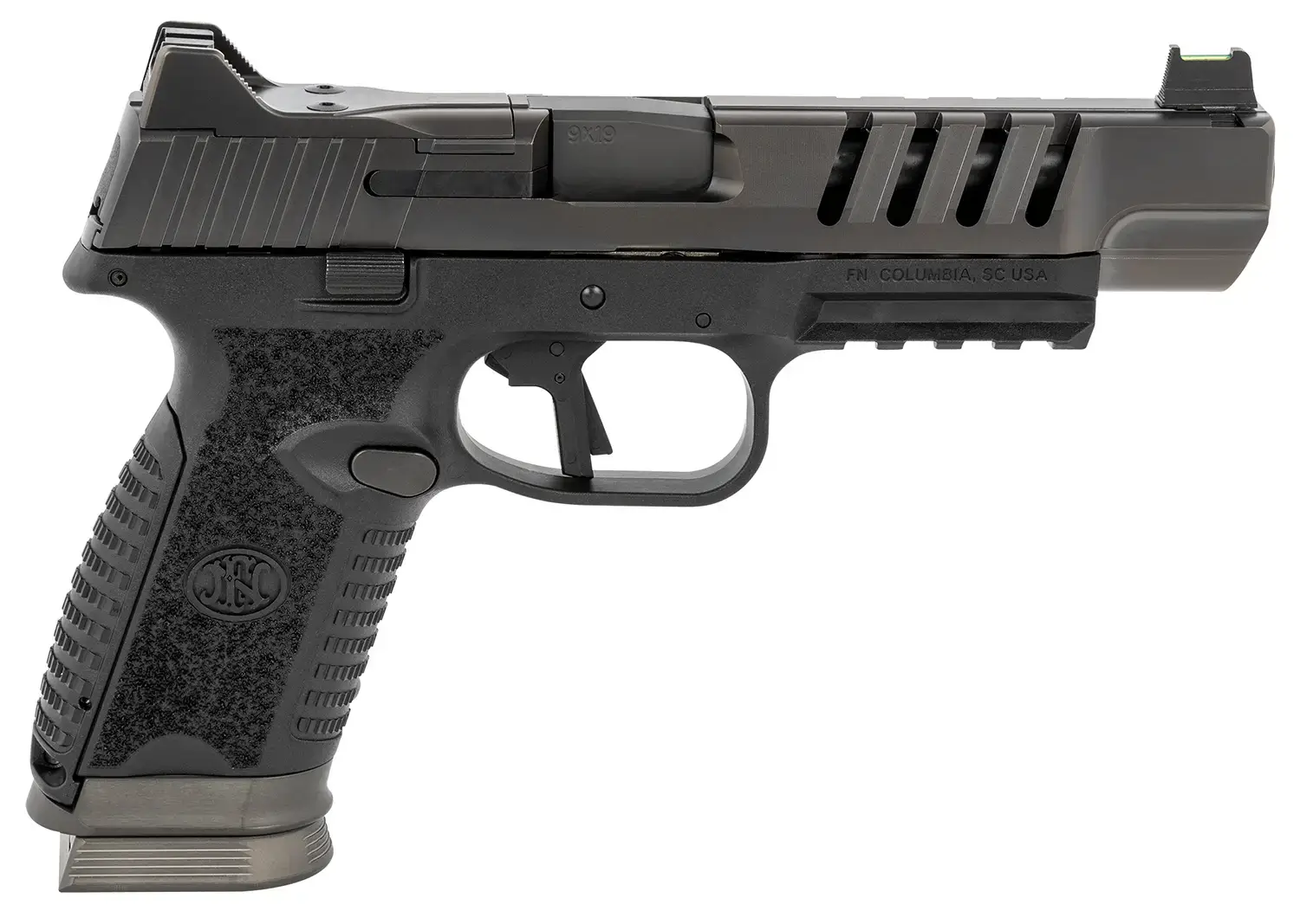 FN 66100940 509 LS Edge 9mm Luger 5" Barrel 10+1, Matte Black Polymer Frame With Mounting Rail, No Manual Safety, Optics Ready