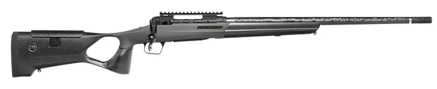 Savage Arms 58099 110 KLYM 6.5 PRC 2+1 24" Threaded Proof Research Carbon Fiber Barrel, FBT Custom Carbon Fiber Stock with Adj. Cheek Piece, Omni-Port Muzzle Brake, Adj. AccuTrigger, Scope Mount