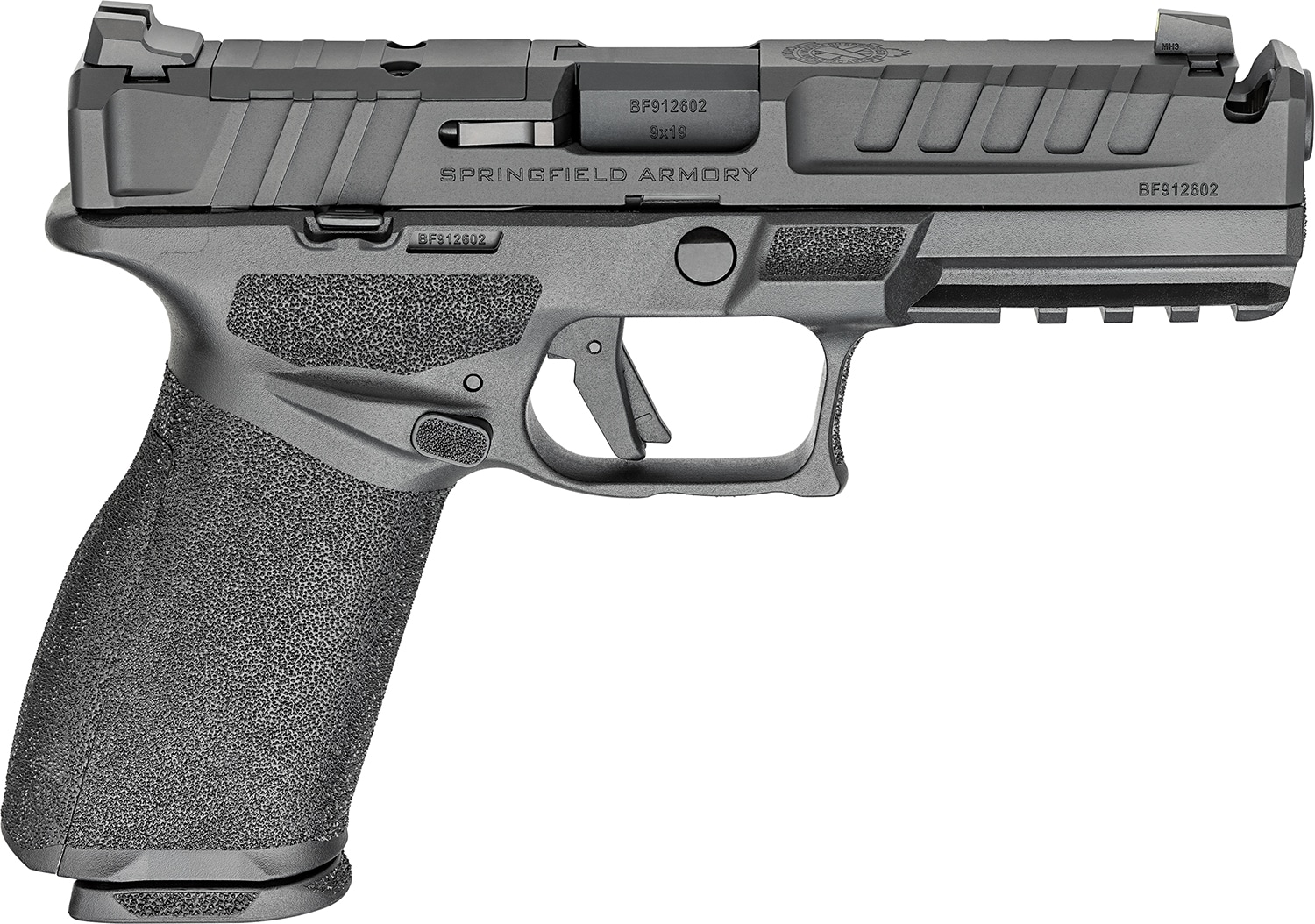 Springfield Armory EC9459BUCOMP Echelon 9mm 17/20rd 4.50" Black Melonite Optic Ready/Integral Compensator