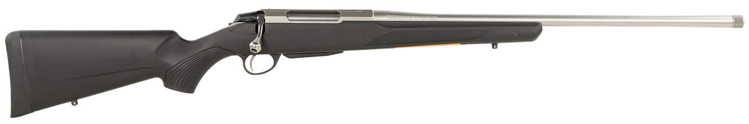 Tikka JRTXB37022MT T3 Lite Full Size 7mm Rem 3+1 22.40" Stainless Threaded Barrel, Drilled & Tapped Stainless Steel Receiver, Fixed Black Synthetic Stock, Right Hand