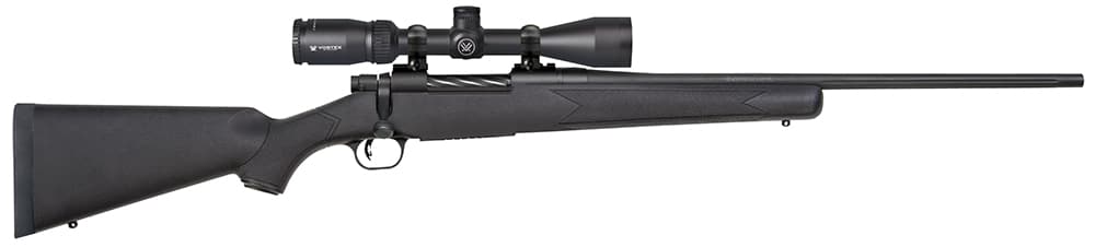 Mossberg 27935 Patriot Bolt 30-06 Springfield 5+1 22" Black Synthetic Stock Blued Right Hand Vortex Crossfire II 3-9x40mm Fluted Barrel