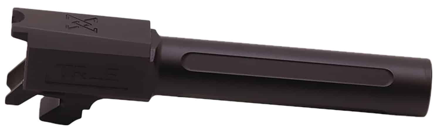 True Precision Inc TPSHCPBXBL Springfield 9mm Luger 3.70″ Fluted Black Nitride Stainless Steel, Fits Springfield Hellcat Pro