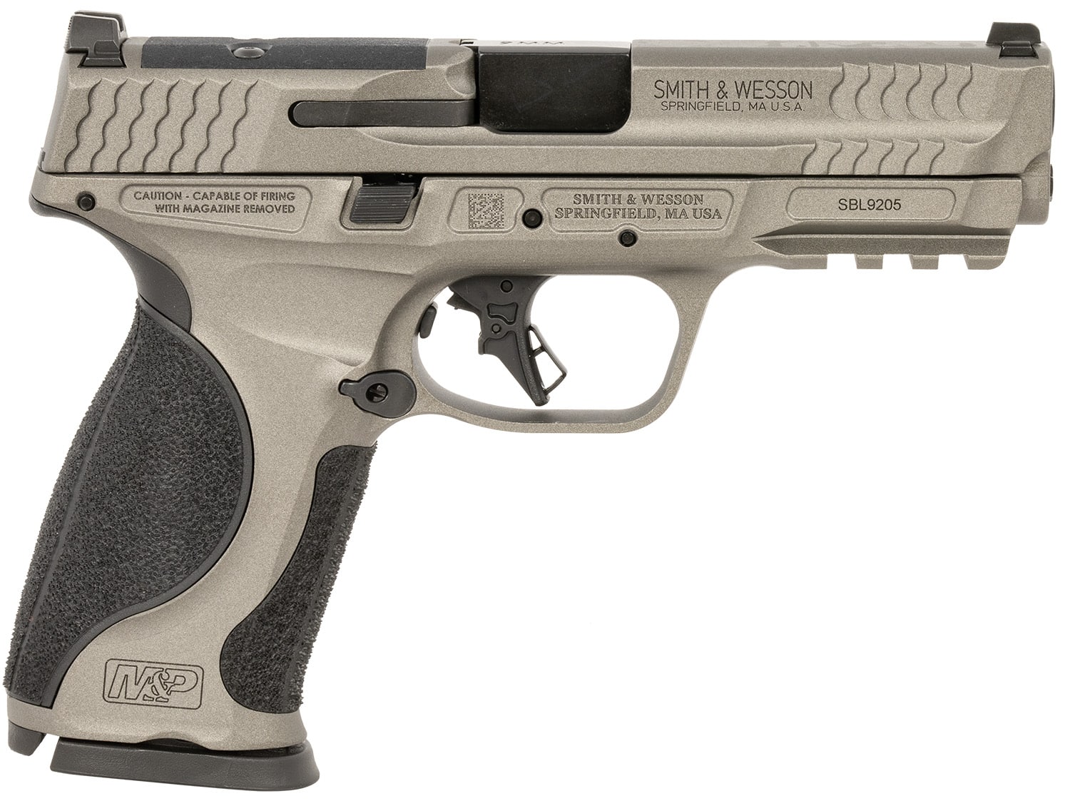 Smith & Wesson 14161 M&P M2.0 Full Size Frame 9mm Luger 10+1 4.63" Black Steel Barrel, Gray Optic Cut/Serrated Steel Slide, Gray Aluminum Frame w/Picatinny Rail, Black Polymer Grip