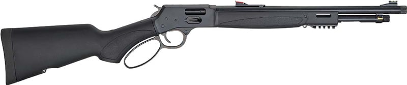 HENRY H12 X MODEL LEVER 357/38 - 17.4" TB BLUED BLACK SYN.