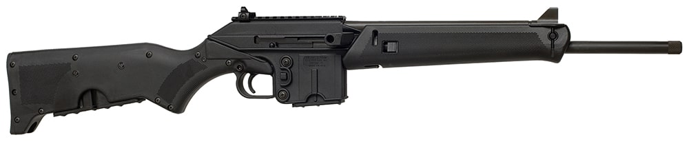 Kel-Tec SU16CABLK SU-16 *CA Compliant 5.56x45mm NATO Caliber with 16" Barrel, 10+1 Capacity, Black Metal Finish, Black Fixed Storage Compartment Stock Right Hand